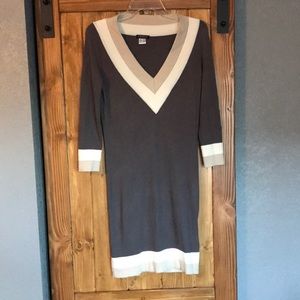 Neutral Sweater Dress